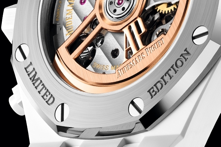 AUDEMARS PIGUET - ROYAL OAK - 26450CB.OO.1356CB.02 - 小威廉絲親自參與設計!愛彼推出白陶瓷皇家橡樹計時碼錶,限量500只
