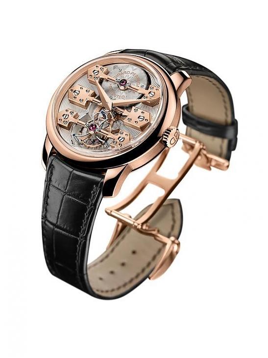GIRARD-PERREGAUX - GP 225周年 Esmeralda玫瑰金陀飛輪