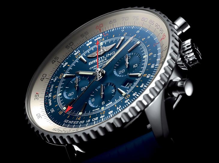 BREITLING - NAVITIMER - BREITLING Navitimer GMT 藍極光限量版