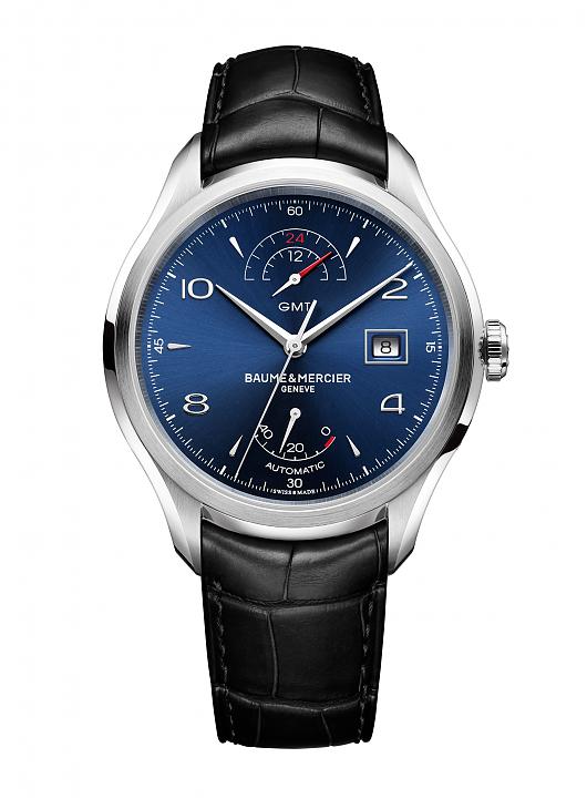Baume & Mercier - Pre- SIHH 2017 藍面+日期+雙時區 名士錶最實用的Clifton