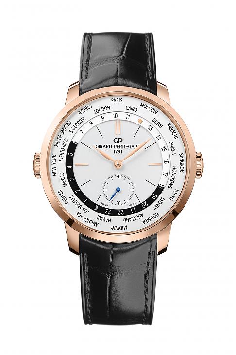 GIRARD-PERREGAUX - 1966 - 不只是dress watch更有實用的世界時間控制功能 GP WW.TC