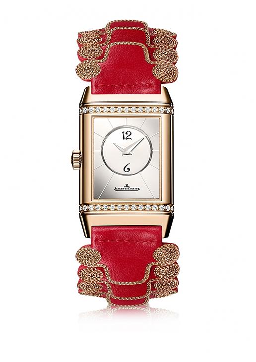 JAEGER-LECOULTRE - REVERSO - 積家 攜手紅底鞋大師再推Officer最潮紅黑錶帶