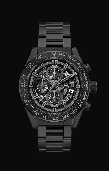 TAG HEUER - CARRERA - TAG HEUER Heuer 01終於推出黑色陶瓷款了