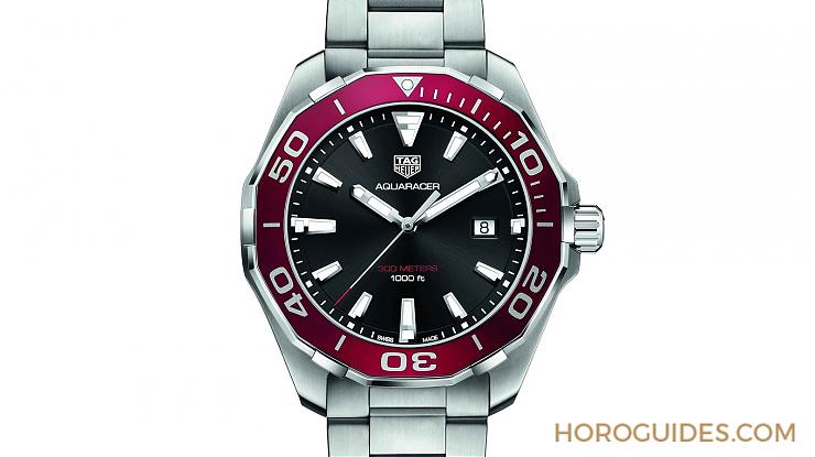 TAG HEUER - AQUARACER - WAY101B.BA0746 - Aquaracer限量紅圈款 為棒球未來新星加油