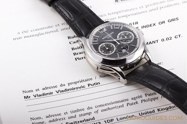 PATEK PHILIPPE - 俄國總統Vladimir Putin要賣出他的千萬PP 5208P?!