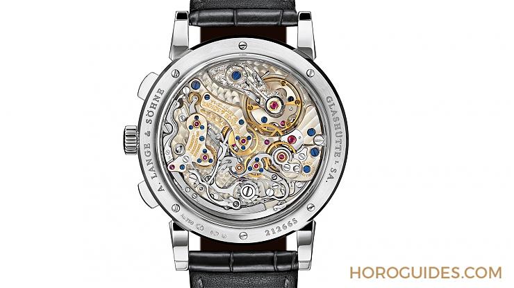 A. LANGE & SÖHNE - 朗格1815計時碼錶 黑盤面 幫你測脈搏