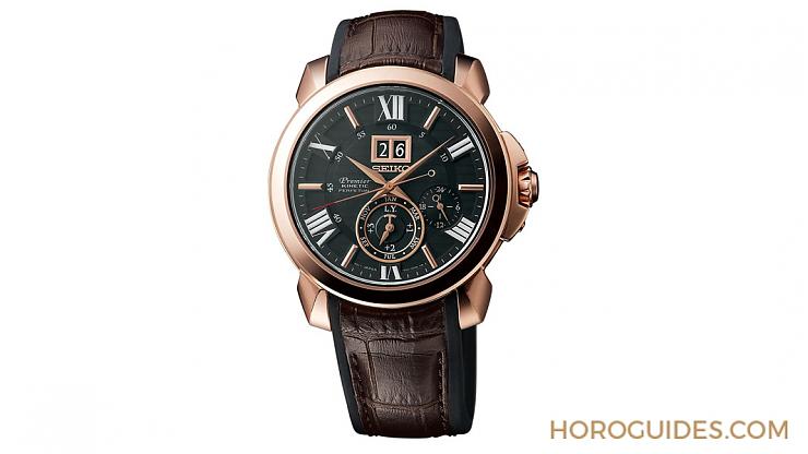 SEIKO - PREMIER - SNP146 - 動力續航為Novak Djokovic助陣 SEIKO Premier Kinetic特別版