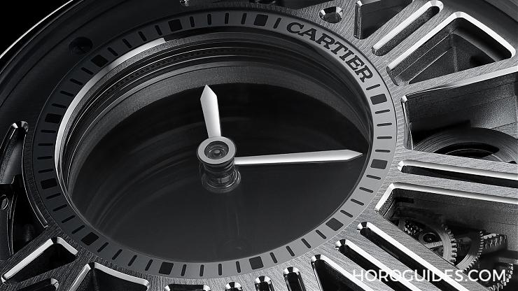 CARTIER - ROTONDE DE CARTIER - WHRO0014 - 通透視感的「神秘」技術 卡地亞Rotonde de Cartier 神秘小時鏤空錶