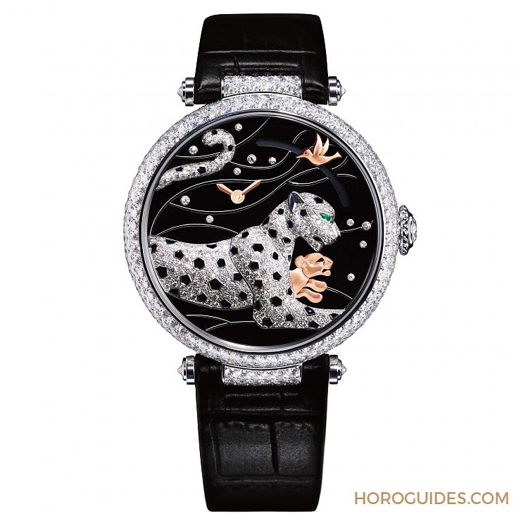 CARTIER - 戴上手的藝術品 卡地亞Panthères et Colibri動力儲存顯示