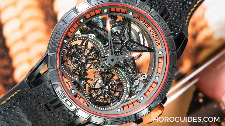 ROGER DUBUIS - EXCALIBUR - RDDBEX0589 - 雙陀飛輪+鏤空星辰 RD霸氣Excalibur Spider 戴上手想低調都困難