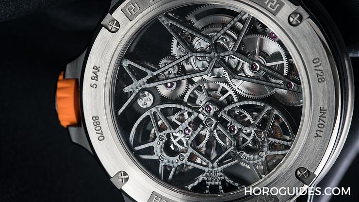 ROGER DUBUIS - EXCALIBUR - RDDBEX0589 - 雙陀飛輪+鏤空星辰 RD霸氣Excalibur Spider 戴上手想低調都困難