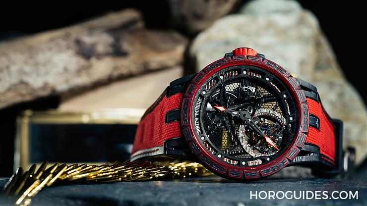 ROGER DUBUIS - EXCALIBUR - RDDBEX0572 - 戴上手你就知道他的輕盈超有份量!羅杰杜彼全碳纖維日內瓦印記Excalibur Spider Carbon