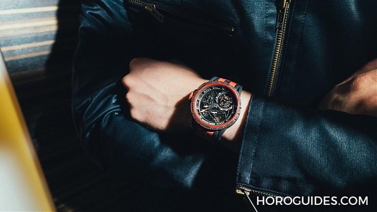 ROGER DUBUIS - EXCALIBUR - RDDBEX0572 - 戴上手你就知道他的輕盈超有份量!羅杰杜彼全碳纖維日內瓦印記Excalibur Spider Carbon