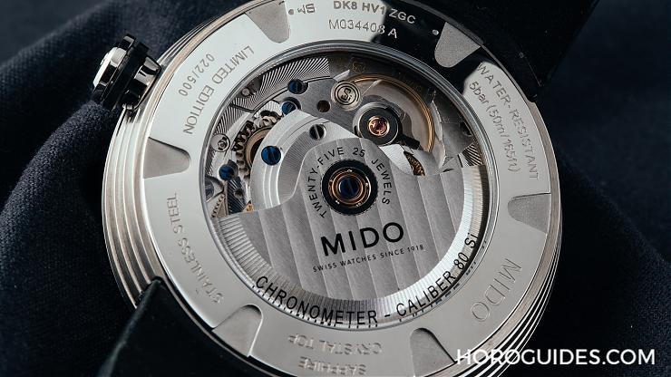 MIDO - BELLUNA - M034.408.16.261.00 - 矽游絲+設計感 三針日期一點都不簡單 MIDO 靈感源於建築限量款
