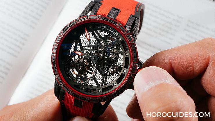 ROGER DUBUIS - EXCALIBUR - RDDBEX0572 - 戴上手你就知道他的輕盈超有份量!羅杰杜彼全碳纖維日內瓦印記Excalibur Spider Carbon