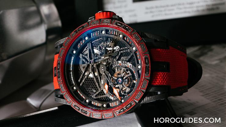 ROGER DUBUIS - EXCALIBUR - RDDBEX0572 - 戴上手你就知道他的輕盈超有份量!羅杰杜彼全碳纖維日內瓦印記Excalibur Spider Carbon