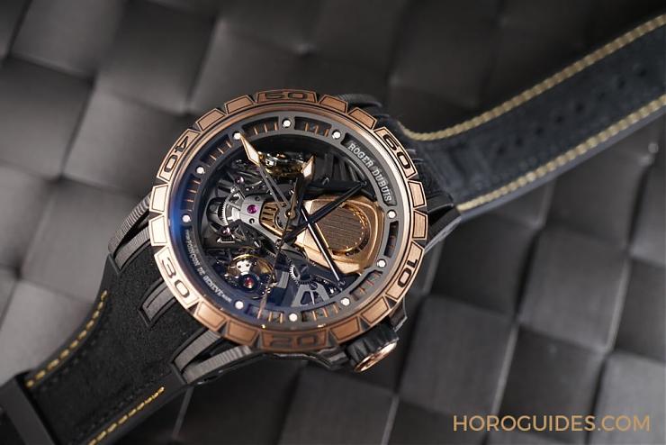 ROGER DUBUIS - EXCALIBUR - RDDBEX0654 - [SIHH 2018]羅杰杜彼Excalibur Aventador S黑金版 迷你Lamborghini登場