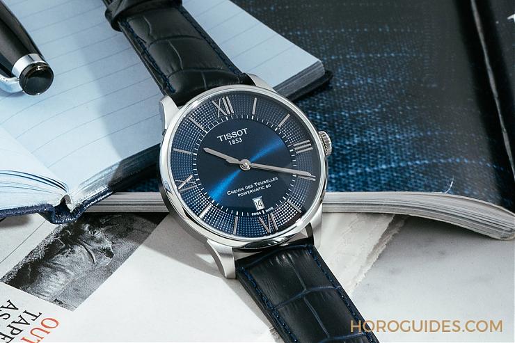 TISSOT - T-CLASSIC - T099.407.16.048.00 - TISSOT杜魯爾系列 80小時動力儲能、藍面、紳士風 商務人士挑錶必備款