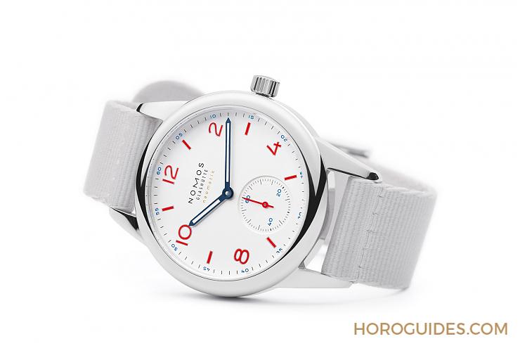 NOMOS - CLUB - 740 - NOMOS Aqua Ahoi & Club 德製錶的優雅運動白