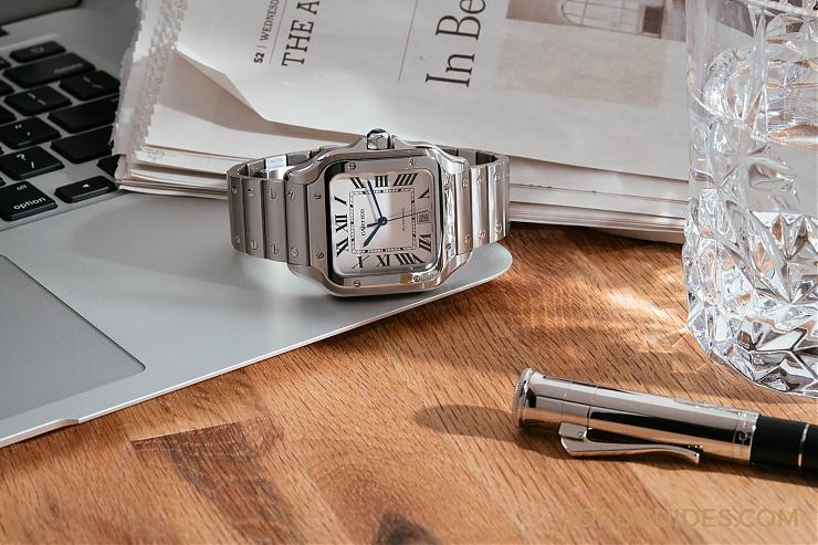 CARTIER - SANTOS DE CARITER - W2SA0007 - 實戴度up up 網紅、名人都戴卡地亞Santos