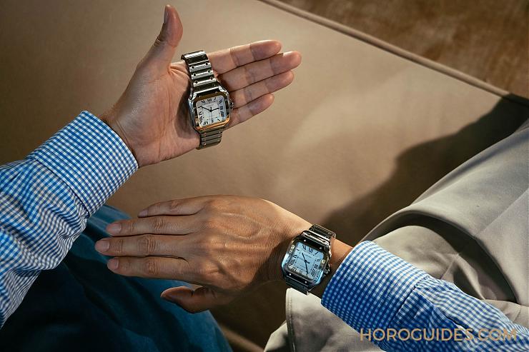 CARTIER - SANTOS DE CARITER - W2SA0007 - 實戴度up up 網紅、名人都戴卡地亞Santos