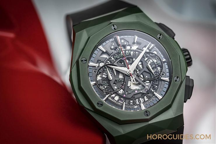 HUBLOT - CLASSIC FUSION - 525.GX.0179.RX.ORL18 - 陶瓷材質大師 HUBLOT Classic Fusion Orlinski México 綠陶瓷限量錶
