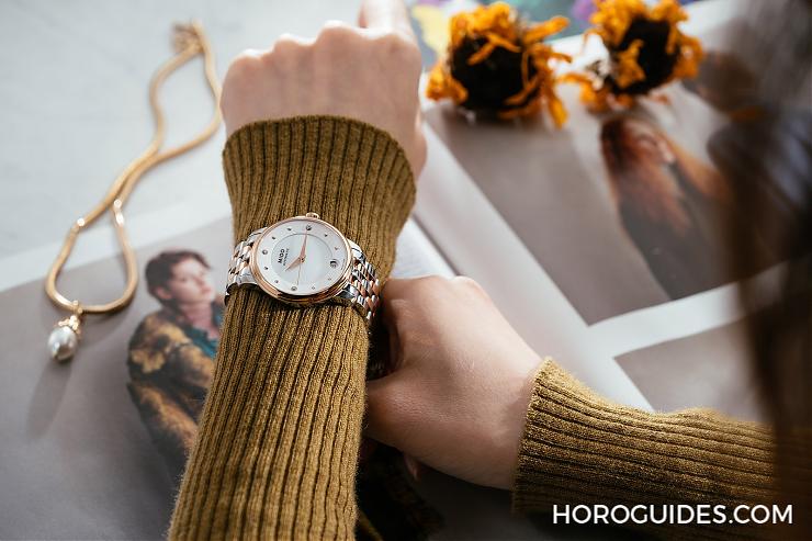 MIDO - BARONCELLI - M039.207.16.106.00 - 一款錶，「日夜」都百搭！Baroncelli II 快拆三錶帶Lady Day & Night