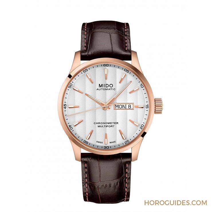 MIDO - MIDO 矽游絲、天文台認證、80小時動力儲能 高CP值Multifort Chronometer 1