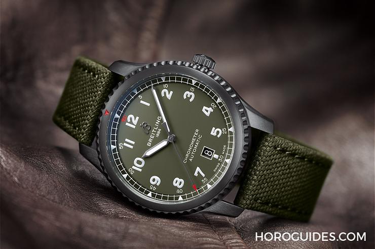 BREITLING - - - AB01192A1L1X1 - BREITLING帥氣軍風 Aviator 8 Curtiss Warhawk三款新作齊發