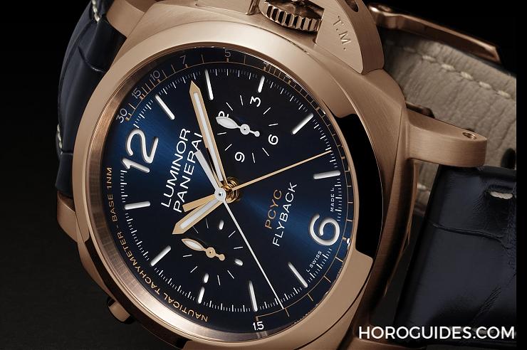 OFFICINE PANERAI - LUMINOR - PAM00788 - PANERAI Luminor帆船挑戰賽計時錶 鈦金屬、黑陶瓷、紅金材質連三發