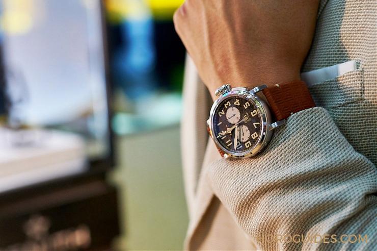 ZENITH - PILOT - (PILOT TYPE 20 CHRONOGRAPH TRINIDAD-18K玫瑰金款) - ZENITH復古菸草味 Pilot Type 20 Chronograph Trinidad限量錶