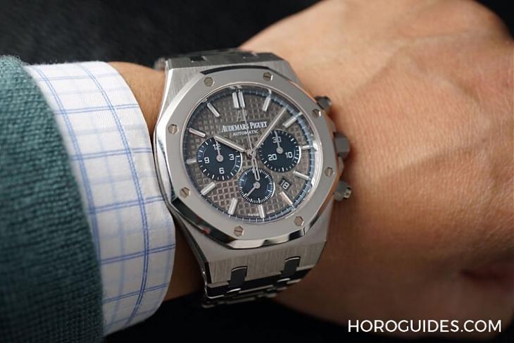 AUDEMARS PIGUET - ROYAL OAK - 26331ST.OO.1220ST.03 - [SIHH]愛彼RO計時碼錶Two-tone錶盤 含蓄的雙色紳士