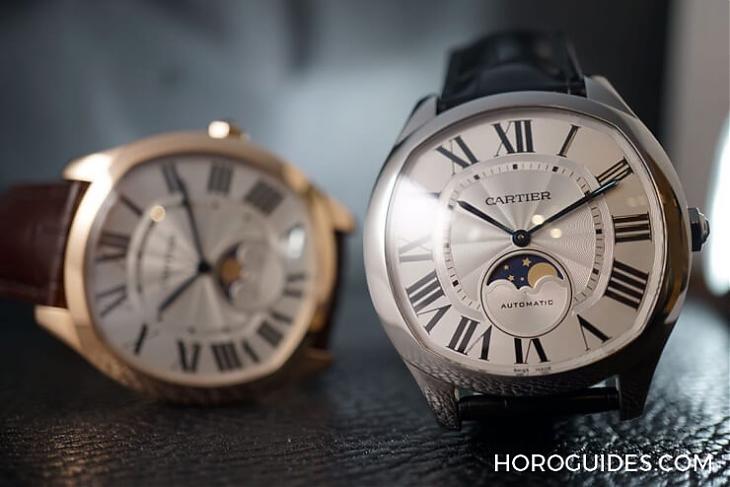 CARTIER - DRIVE DE CARTIER - [SIHH]復古男士的小進階  卡地亞Drive月相腕錶