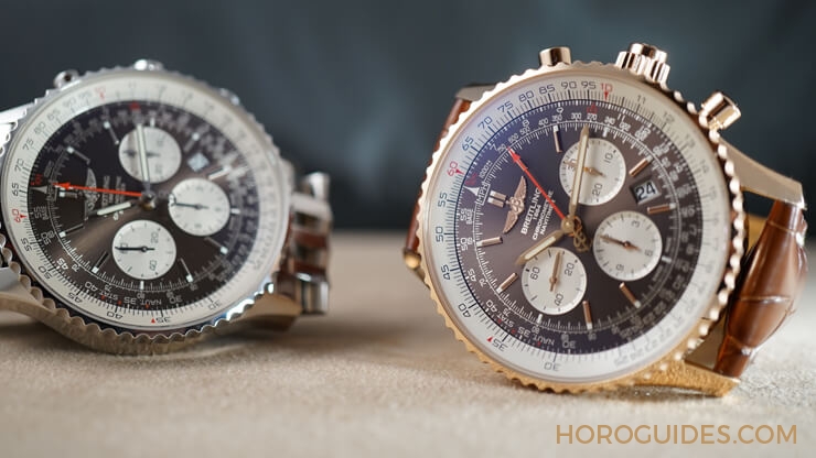 BREITLING - NAVITIMER - AB031021/Q615/756P/A20BA.1 - 百年靈B03自製雙追針計時錶,物超所值的價格,你還不心癢?