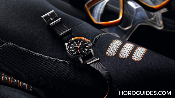 HAMILTON - KHAKI NAVY - H82305931 - 潛水錶入門款,平易價格、亮橘錶圈,夏天從它開始!