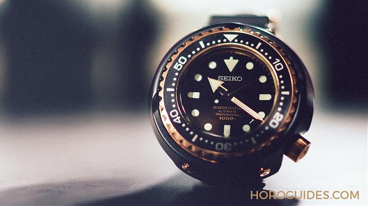 SEIKO - PROSPEX - SBDX014G - 潛水錶界海王類在此,特色外型你一定認得:SEIKO黑金Tuna Can