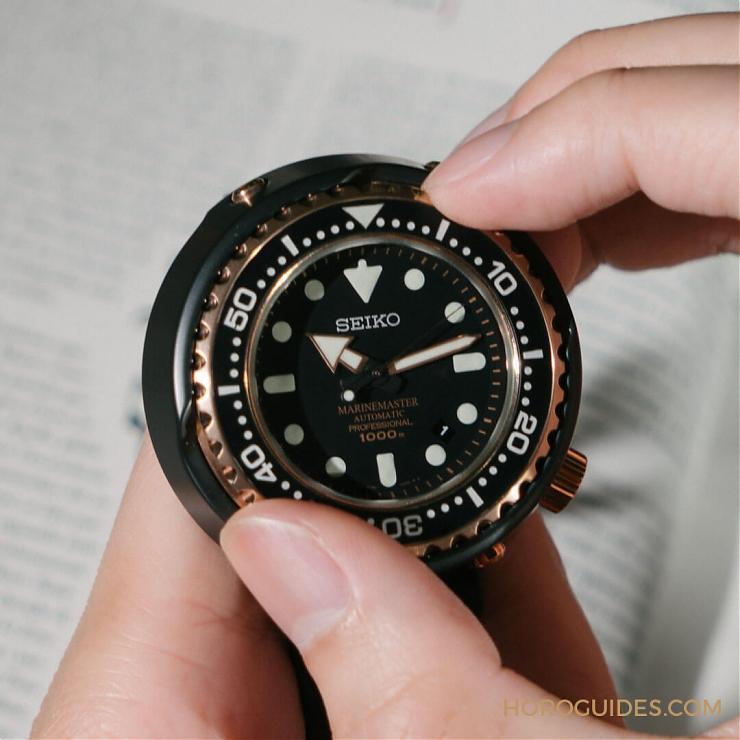 SEIKO - PROSPEX - SBDX014G - 潛水錶界海王類在此,特色外型你一定認得:SEIKO黑金Tuna Can