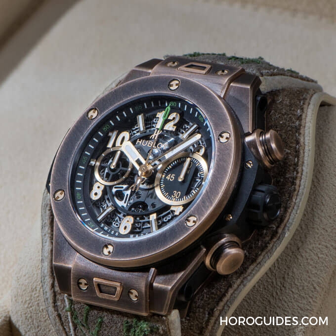HUBLOT - BIG BANG - 411.BZ.4649.VR.MDL17 - HUBLOT宇鉑也出青銅錶!Big Bang巴伐利亞青銅腕錶