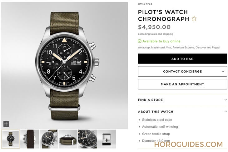 IWC - PILOT - IW377724 - IWC Pilot復刻計時碼錶,品牌官網獨家販售