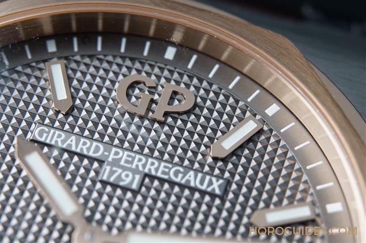 GIRARD-PERREGAUX - LAUREATO - 99105-26-231-BB6A - 芝柏不是只有金橋一種選擇：尺寸、材質、功能都到位的Laureato半金陀飛輪