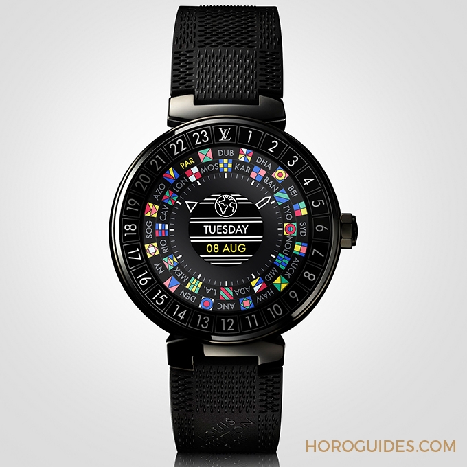 LOUIS VUITTON - LV手錶首次數位化,Tambour Horizon旅行最強智能錶