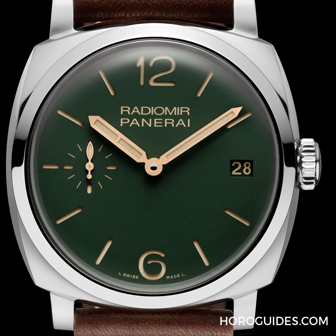 PANERAI - RADIOMIR - PAM00735 - 限量!限定!那有限時嗎?2017主打色沛納海Radiomir綠面出馬!