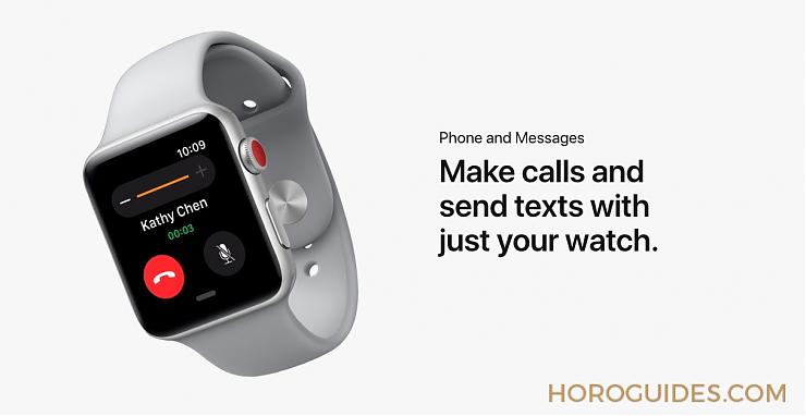 不理iPhone,世界銷售NO.1的Apple Watch可以打電話了-Series 3