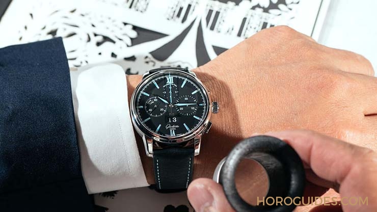 GLASHÜTTE ORIGINAL - 德製計時的動感擔當-GLASHÜTTE ORIGINAL議員大日曆計時腕錶