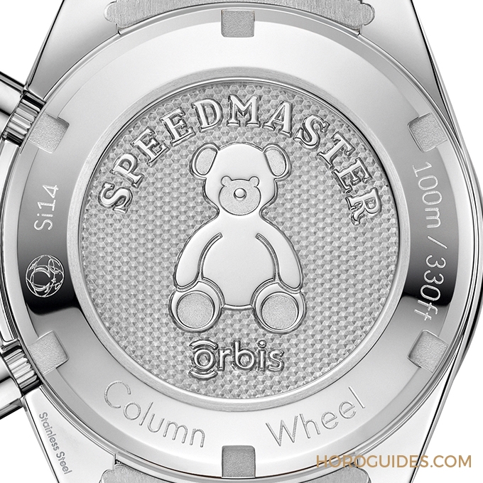 OMEGA - 泰迪熊再出招,歐米茄與國際奧比斯攜手防盲做愛心-Speedmaster 38mm Orbis