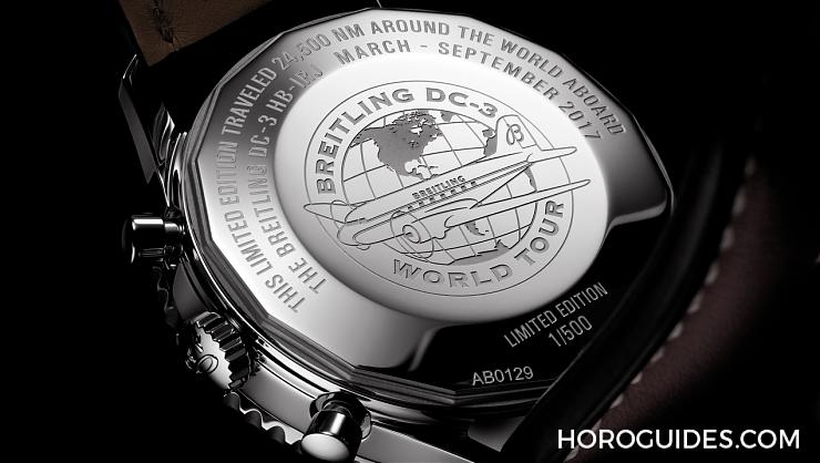 BREITLING - NAVITIMER - AB031021/Q615/756P/A20BA.1 - 飛行本命，跟著機長去旅行：BREITLING DC-3 WORLD TOUR紀念時計