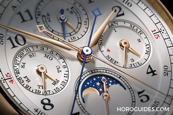 A. LANGE & SÖHNE - 最美的追針萬年曆腕錶,非朗格莫屬