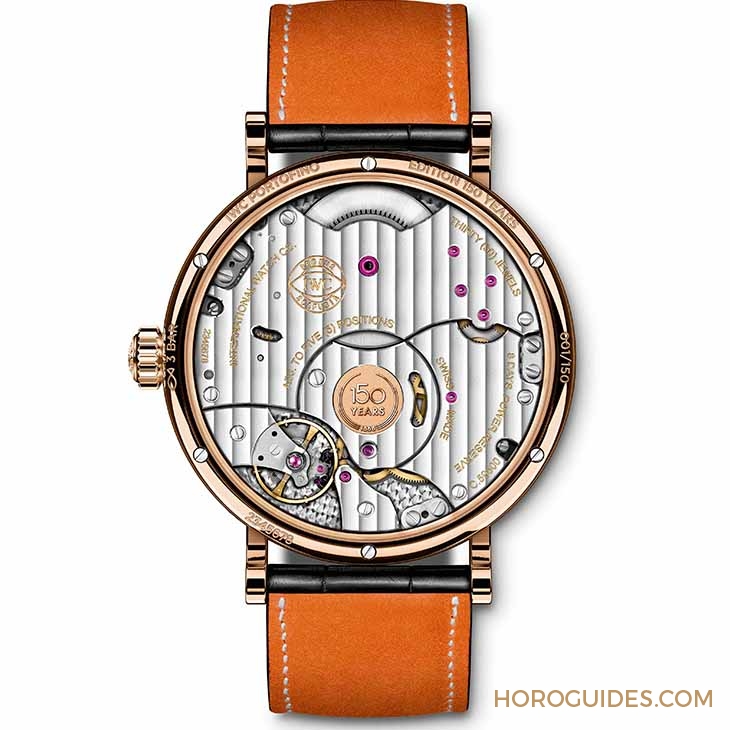 IWC - PORTOFINO - IW516407 - 簡約典雅代表-IWC 150周年紀念系列Portofino手上鍊月相腕錶