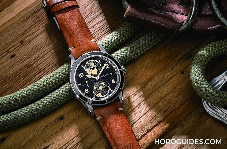 MONTBLANC - 1858 - 119347 - MONTBLANC向世界七大高峰下戰書,2018年1858系列最複雜的Geosphere世界時間腕錶