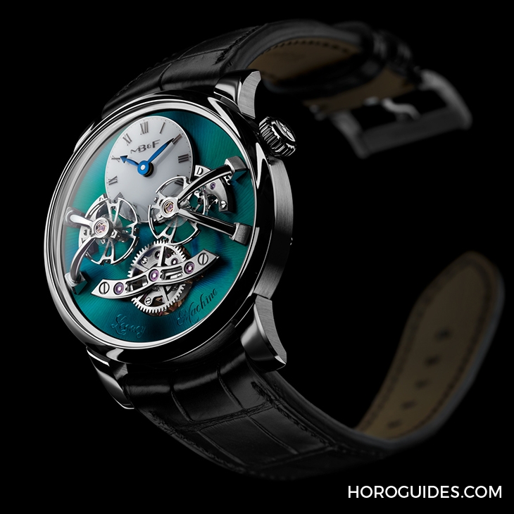 MB&F - LEGACY MACHINES - 02.TL.G - Legacy Machine No2出新色,MB&F推出白金幻紫版全球限量12只